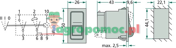 Hella Rocker switch | 04411497 | zdjęcie nr 2
